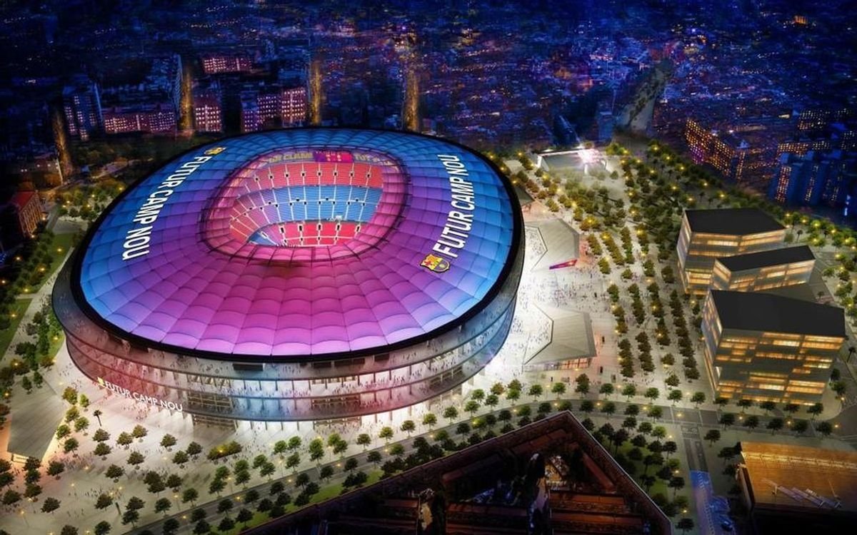 Εικόνα από το νέο γήπεδο της Μπαρτσελόνα, Camp Nou